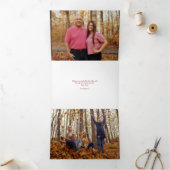 Happy Rosh Hashanah Dreifach Gefaltete Urlaubskarte (Innenseite)