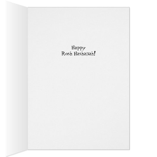 Happy Rosh Hashanah für Vater, Granatapfel (Innen (Rechts))