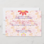 Happy Rosh Hashanah Jüdische Neujahrsmuster Einladung (Rückseite)