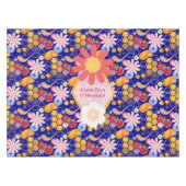 Happy Rosh Hashanah Jüdische Neujahrsmuster Tischdecke (Vorderseite (Horizontal))