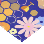 Happy Rosh Hashanah Jüdische Neujahrsmuster Tischdecke (Schrägansicht)