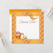 Happy Rosh Hashanah Jüdisches Neujahr Gruß Karte (Vorderseite/Rückseite Beispiel)