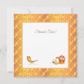 Happy Rosh Hashanah Jüdisches Neujahr Gruß Karte (Rückseite)