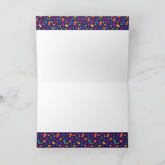 Happy Rosh Hashanah Jüdisches Neujahr Gruß Karte (Innenseite)