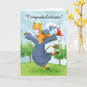 Happy Ross Cap Abschluss individuell anpassbare Ka Karte (Gelbe Blume)