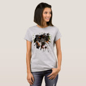 Happy Rottweiler Nah-up T - Shirt (Vorne ganz)