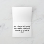 Happy Roulette Wheel Karte (Innenseite)