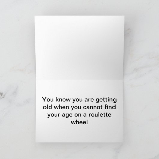 Happy Roulette Wheel Karte (Innenseite)