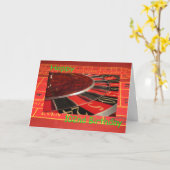 Happy Roulette Wheel zum 102. Geburtstag Karte (Gelbe Blume)