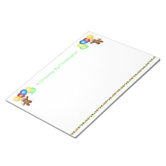 Happy Royal Bears Zeichnend Notizblock (angewinkelt)