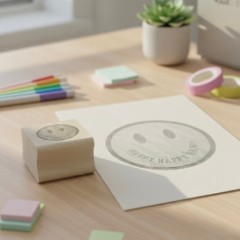 Happy Rubber Briefmarke Gummistempel