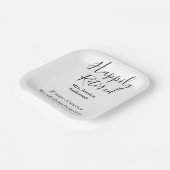 Happy Ruhestand hinzufügen Namen Jahre des Dienste Pappteller (Gewinkelt)