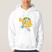 Happy Running Emoji Hoodie (Vorderseite)