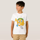 Happy Running Emoji T-Shirt (Vorne ganz)