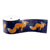 Happy Running Fox Ribbon Ripsband (Spule)