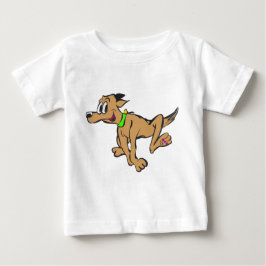Happy Running Hund individuell anpassbarer Jersey Baby T-shirt