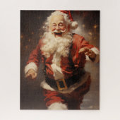 Happy Running Santa Puzzle (Vertikal)