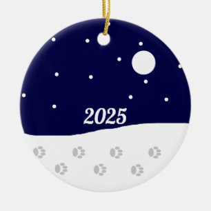 Happy Rural Winter: Keramik Ornament