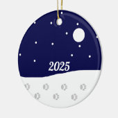 Happy Rural Winter: Keramik Ornament (Links)