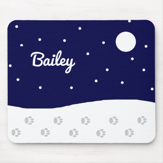 Happy Rural Winter: Mousepad (Vorne)