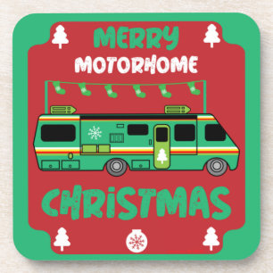 Happy RV Motorhom Xmas Getränkeuntersetzer