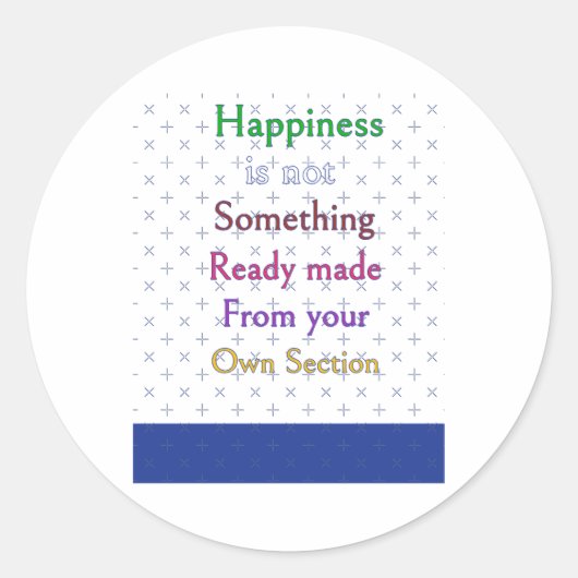 Happy S Sticker (Vorderseite)