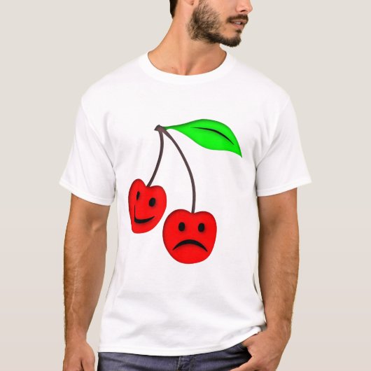 Happy Sad Cherries T-Shirt (Vorderseite)