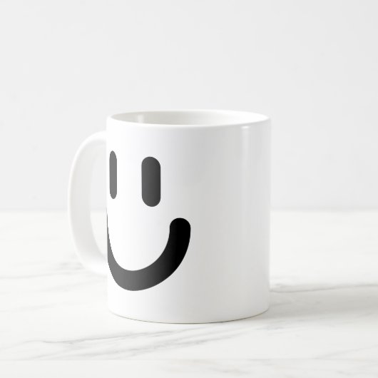 Happy Sad Face Kaffeetasse (Vorderseite Links)