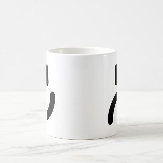 Happy Sad Face Kaffeetasse (Mittel)