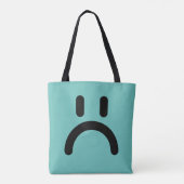 Happy Sad Face Tasche (Rückseite)