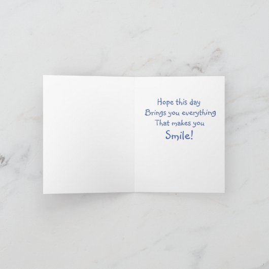 Happy Sailing Karte (Innenseite)