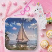 Happy Sailing Pappteller (Party)