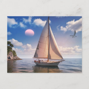 Happy Sailing Postkarte