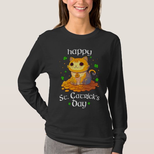 Happy Saint Catrick's Day St Patricks Irish Leprec T-Shirt (Vorderseite)