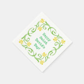 Happy Saint David's Day Serviette (Ecke)