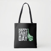 Happy Saint Hat Trick's Day Ice Hockey St Patricks Tasche (Vorderseite)