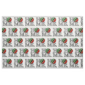 Happy Saint Kitts Flag House Warmer Stoff (Fat Quarter (45,7 x 55,9 cm))