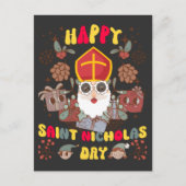 Happy Saint Nicholas Day Postkarte (Vorderseite)