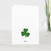 Happy Saint Paddy's Day Bright Modern Lettering Karte (Rückseite)