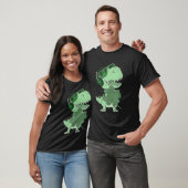 Happy Saint Pat Rex Day Dinosaur Kleeblatt St Patr T-Shirt (Unisex)