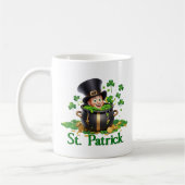 Happy Saint Patrick Day Kaffeetasse (Links)