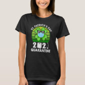 Happy Saint Patrick S Day 2021 Irish Kleeblatt Fac T-Shirt (Vorderseite)