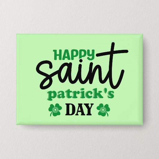 Happy Saint Patrick's Day-59889 Button (Vorderseite)