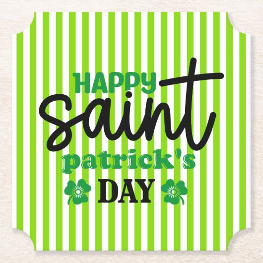 Happy Saint Patrick's Day-59889 Untersetzer (Vorderseite)