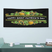 Happy Saint Patrick's Day Banner (Messe)