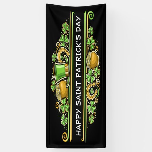 Happy Saint Patrick's Day Banner (Vertikal)