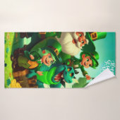 Happy Saint Patrick's Day bunt Badehandtuch (Badehandtuch)