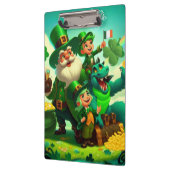 Happy Saint Patrick's Day bunt Klemmbrett (Links)