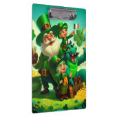 Happy Saint Patrick's Day bunt Klemmbrett (Rechts)