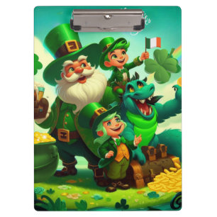 Happy Saint Patrick's Day bunt Klemmbrett